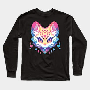 Kawaii Cute Wildcat Series - 004 Long Sleeve T-Shirt